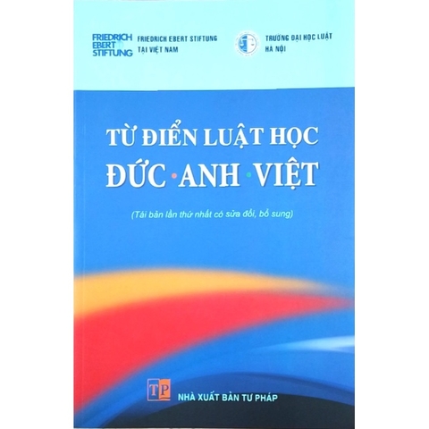 Sách - Từ điển luật học Đức - Anh - Việt