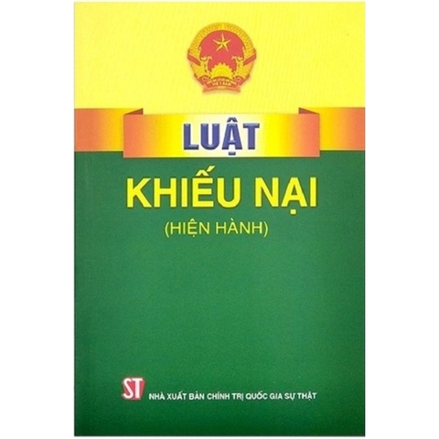 Sách - Luật Khiếu Nại (Hiện Hành)