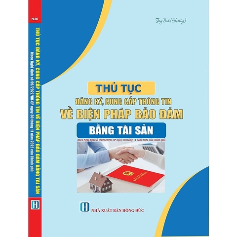 Sách -Thủ Tục Đăng Ký, Cung Cấp Thông Tin Về Biện Pháp Bảo Đảm Bằng Tài Sản