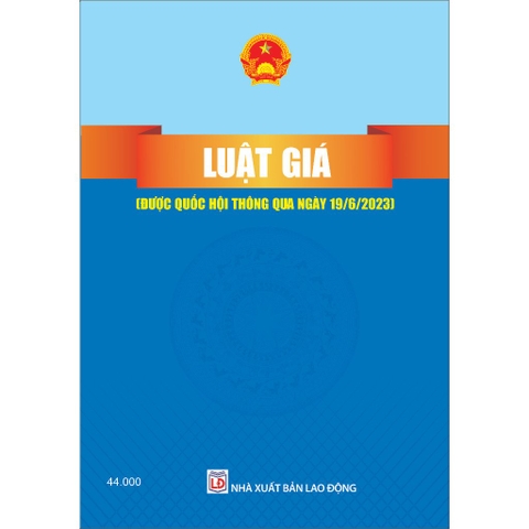 Sách - Luật Giá ( Được Quốc Hội Thông Qua Ngày 19/06/2023)