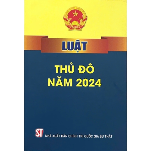 Sách - Luật Thủ Đô Năm 2024
