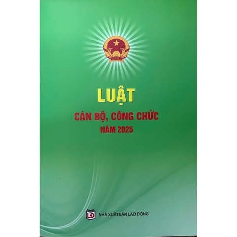 Sách - Luật Cán Bộ, Công Chức Năm 2025