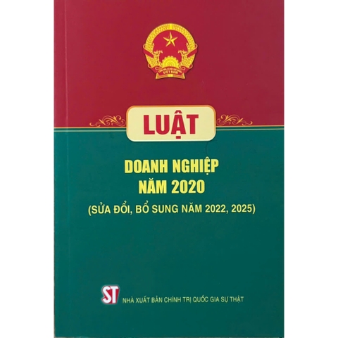 Sách - Luật Doanh Nghiệp Năm 2020 (Sửa Đổi, Bổ Sung Năm 2022, 2025)
