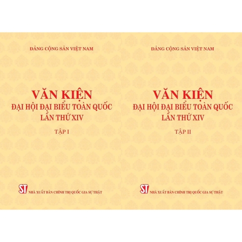 Sách - Văn Kiện Đại Hội Đại Biểu Toàn Quốc Lần Thứ XIV (2 tập)