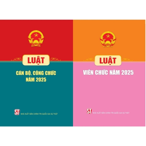 Combo 2 Cuốn Luật Cán Bộ, Công Chức, Viên Chức Năm 2025