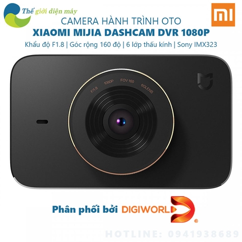 Camera hành trình oto Xiaomi Mijia DVR 1080P- Dashcam QDJ4014GL