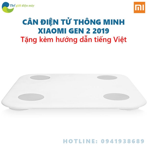 Cân điện tử thông minh Xiaomi Body Fat Scale 2 Universal (2019) - Bảo hành 6 tháng - Shop Thế giới điện máy