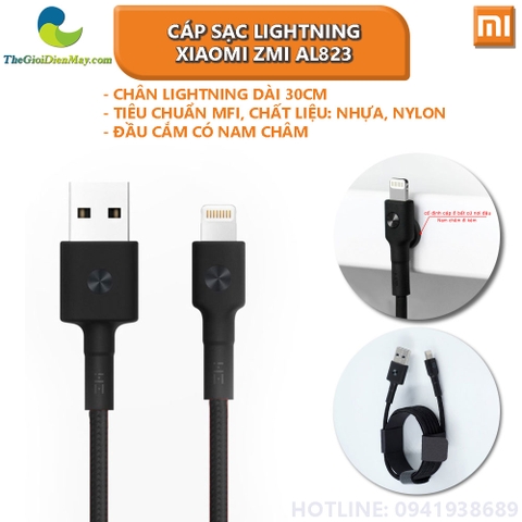 Cáp sạc lightning Xiaomi ZMI AL823 (chuẩn MFI)