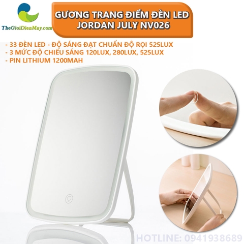 Gương Trang Điểm Có Đèn LED Xiaomi Jordan July NV026