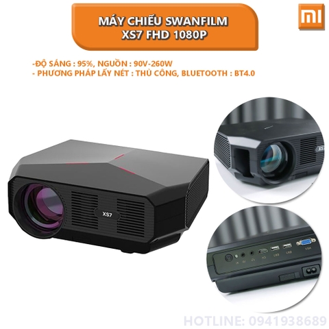 Máy chiếu Swanfilm XS7 FHD 1080P bản quốc tế