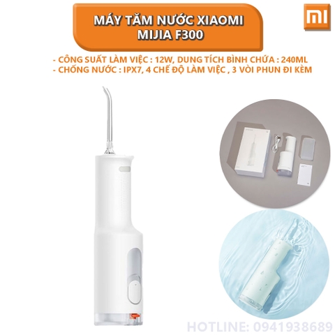 Tăm nước vệ sinh răng miệng Xiaomi Mijia F300 MEO703 Bảo hành 6 tháng