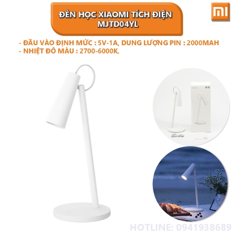 Đèn học xiaomi chống cận tích điện MJTD04YL