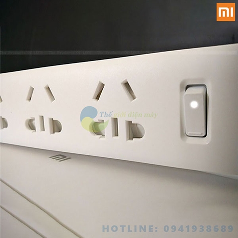 Ổ cắm điện kéo dài Xiaomi Power Strip tích hợp 3 cổng sạc USB và 3 ổ cắm - Bảo hành 6 tháng - Shop Thế giới điện máy