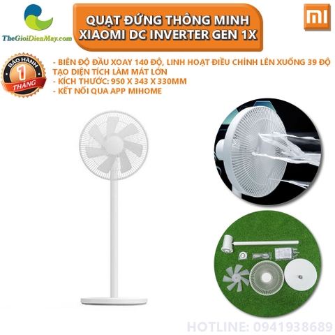 Quạt đứng thông minh Xiaomi DC inverter Gen 1X BPLDS01DM