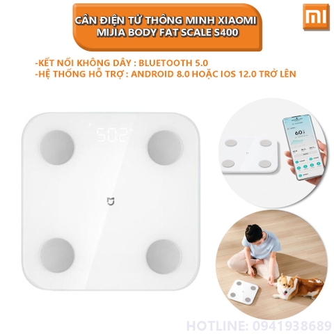 Cân Điện Tử Thông Minh Xiaomi Mijia Body Fat Scale S400