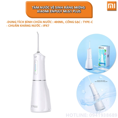Tăm nước vệ sinh răng miệng Xiaomi Enpuly MLG1 Plus