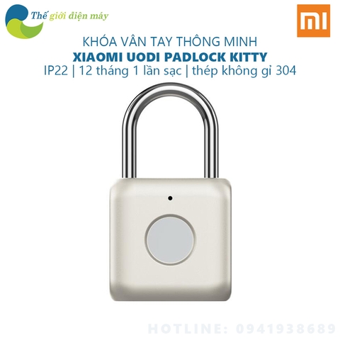 Ổ khóa vân tay Xiaomi Uodi Smart Padlock Kitty