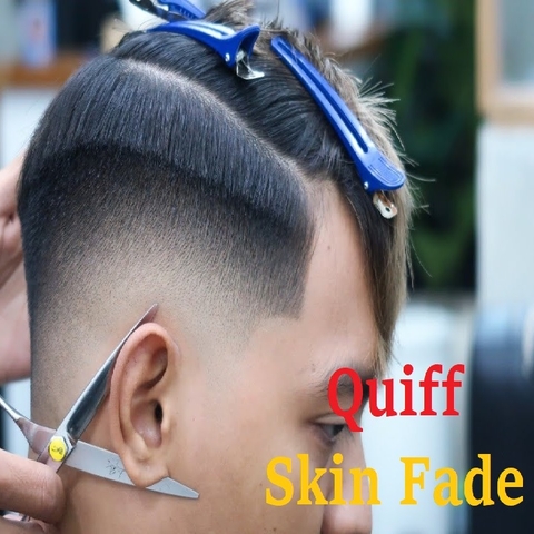 Hướng Dẫn Cắt Tóc Kiểu Quiff Skin Fade