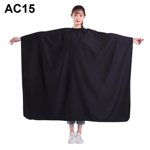Áo Choàng Cắt Tóc Màu Đen Trơn AC15