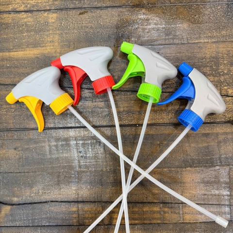 Vòi bình xịt nước cắt tóc nhiều màu