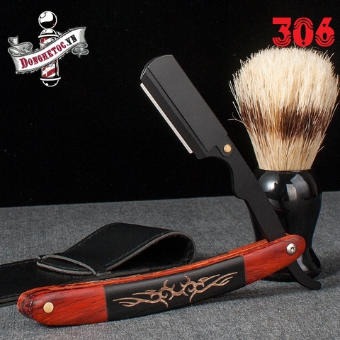 Dao Cạo Râu Cán Gỗ 306