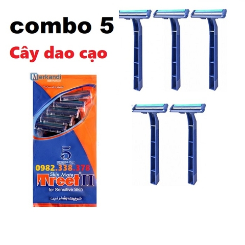 Combo 5 Cây Dao Cạo Râu  Treet