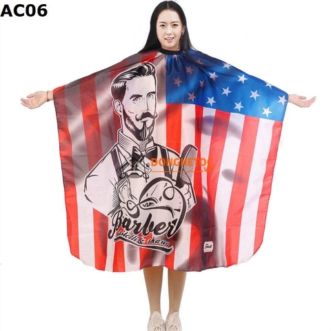 Áo choàn cắt tóc barber