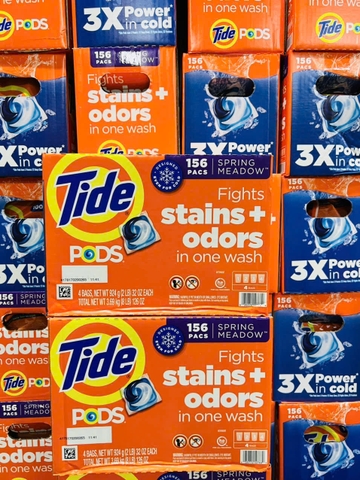 Viên giặt Tide Pods thùng 156 viên