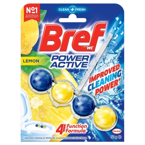 Viên khử mùi toilet Bref Juicy Lemon 50g