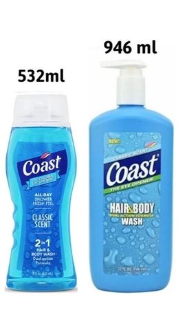 Sữa tắm gội Coast Classic Scent 532ML/946ML