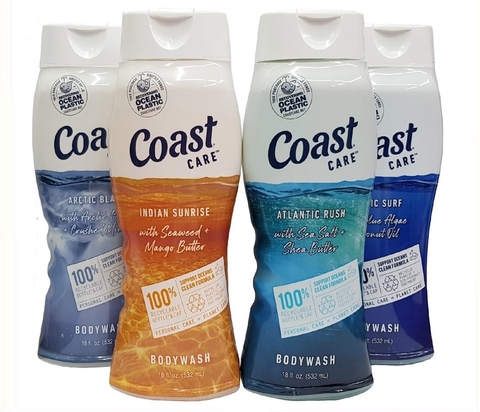 Sữa Tắm Coast Care Body Wash 532ml (4 MÙI)