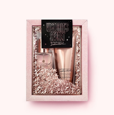 Bộ quà tặng Nước hoa mini – Kem dưỡng da - BOMBSHELL SODUCTON
