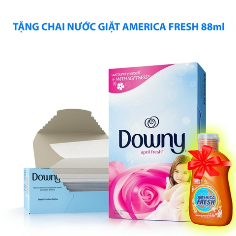 Giấy thơm sấy quần áo Downy April Fresh hộp 120