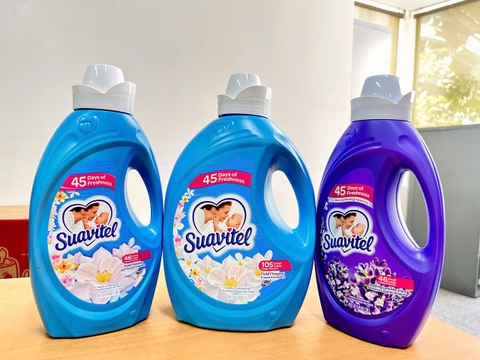 Nước xả mềm vải Suavitel Field Flowers Liquid Fabric Softener 3.1L