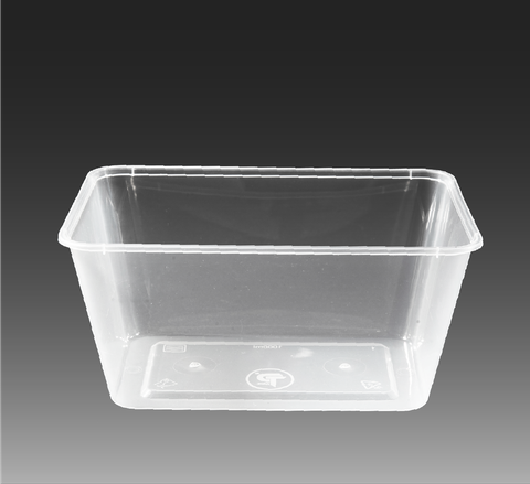 Hộp nhựa ép phun hình chữ nhật 1000ml