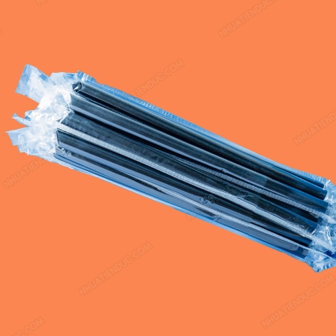 Ống hút 1 màu đầu nhọn, bọc BOPP