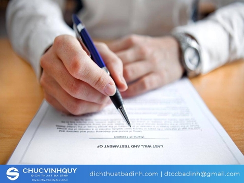 Tìm hiểu về các thủ tục khi đi công chứng di chúc cần giấy tờ gì?