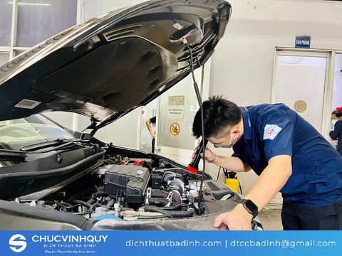 Quy trình dịch tiếng anh chuyên ngành kỹ thuật ô tô cơ bản