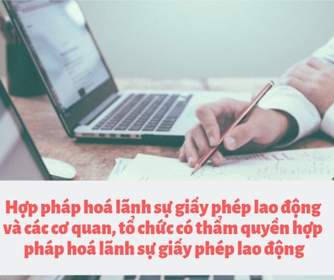 Hợp pháp hoá lãnh sự giấy phép lao động
