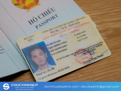 Dịch thuật công chứng bằng lái xe sang Tiếng Anh uy tín, giá tốt | Dịch thuật Ba Đình