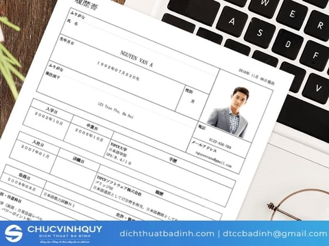 Dịch CV tiếng Nhật chuẩn xác nâng cao tỷ lệ trúng tuyển