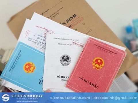 Dịch sổ hộ khẩu sang Tiếng Nhật nhanh chóng, giá hữu nghị