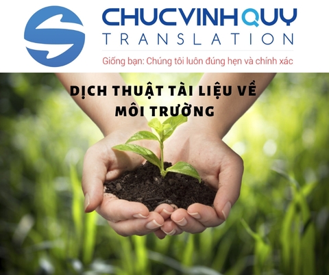 Dịch Thuật Tài Liệu Về Môi Trường