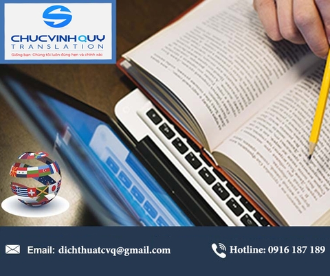 Dịch thuật Chúc Vinh Quý- địa chỉ uy tín cho khách hàng lựa chọn
