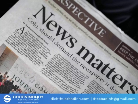 Tiêu chí để đánh giá một bản dịch thuật chuyên ngành báo chí