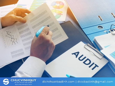 Dịch thuật chuyên ngành kế toán, kiểm toán đảm bảo tiêu chí