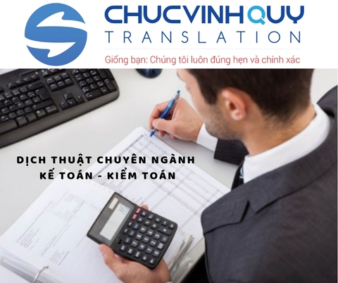 Dịch thuật chuyên Ngành Kế toán – Kiểm toán
