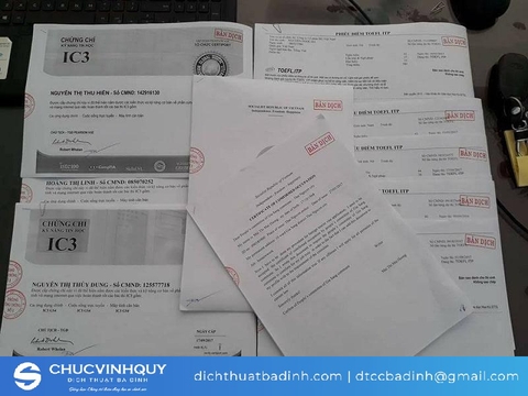 Dịch thuật công chứng cần giấy tờ gì - Thủ tục thực hiện