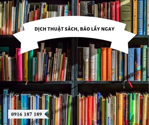 Dịch Thuật Sách, Báo Lấy Ngay