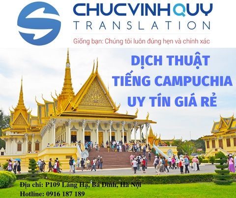 Dịch Thuật Công Chứng Tiếng Campuchia Uy Tín Chất Lượng